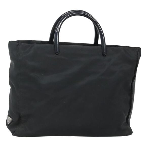 PRADA Hand Bag Nylon Black - Picture 1 of 9